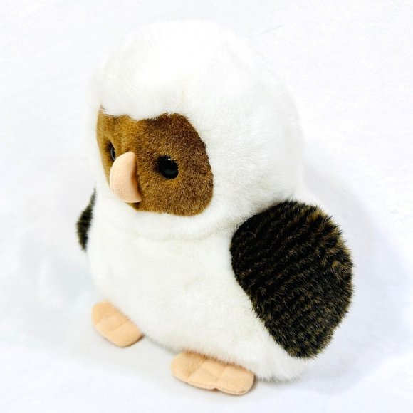 Steven Smith White Owl Stuffed Plush Toy - Picture 4 of 9